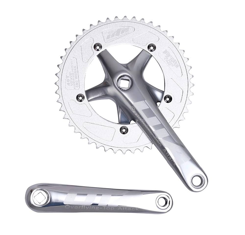 ピスト　クランク　セット　170ミリ　シングル Amazon | シングルスピード自転車クランクセットチェーン